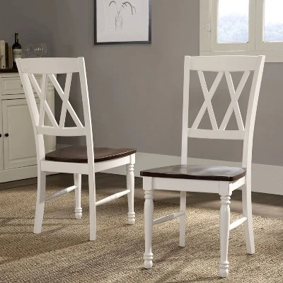 4pc Shelby Dining Set Distressed White - Crosley 14 4pc Shelby Dining Set Distressed White - Crosley - Image 14