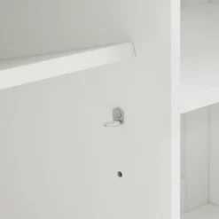 Clifton Kitchen Island With Upholstered Saddle Stools Distressed White/Black - Crosley -Crosley GUEST 6ee6ec59 912c 4aa0 b426 ae339c12b8f8