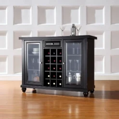 Cambridge Sliding Top Bar Wood/Black - Crosley -Crosley GUEST 7043fbef 3e35 4336 9c8e 9a77f946786a