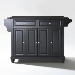 Cambridge Black Granite Top Full Size Kitchen Island/Cart - Crosley -Crosley GUEST 70b5edb7 3c14 4682 b666 522b2b9bcc9c