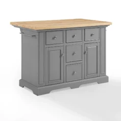 Julia Wood Top Kitchen Island - Crosley -Crosley GUEST 71f60c69 67de 4a72 8625 cac1659cd81f