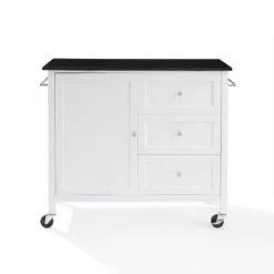 Soren Granite Top Kitchen Island/Cart Black/White - Crosley 21 Soren Granite Top Kitchen Island/Cart Black/White - Crosley -Crosley GUEST 73524728 71ff 4b95 8b2a 77a67a7ee53d