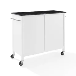 Soren Granite Top Kitchen Island/Cart Black/White - Crosley 23 Soren Granite Top Kitchen Island/Cart Black/White - Crosley -Crosley GUEST 7681c707 ec3b 4046 a8ef e8c13ac5c49d