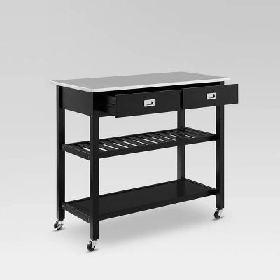 Chloe Stainless Steel Top Kitchen Island Cart - Crosley 1 Chloe Stainless Steel Top Kitchen Island Cart - Crosley