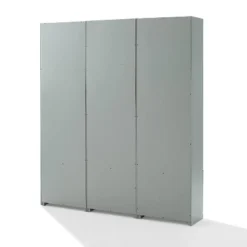 3pc Harper Entryway Set With 3 Pantry Closets Gray - Crosley -Crosley GUEST 7776f41f 4403 4777 ae61 17003edf2fd4