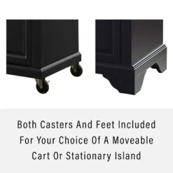 Lafayette Granite Top Full Size Kitchen Island/Cart - Crosley -Crosley GUEST 7e021e0a 6073 493d a695 1aa36990a1df