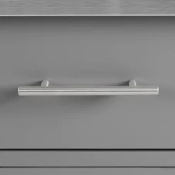 Savannah Stainless Steel Top Compact Kitchen Island Cart Gray - Crosley -Crosley GUEST 7f7262db 13a9 4a0e ae2f 2112bdc1c37a