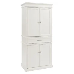 Parsons Pantry Storage Wood/White - Crosley