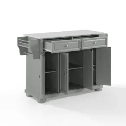 Alexandria Granite Top Kitchen Island/Cart Gray - Crosley -Crosley GUEST 83dd459a 130c 484a a118 141aac5bbc2f