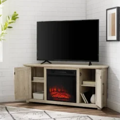 Camden Corner TV Stand For TVs Up To 50" With Fireplace - Crosley -Crosley GUEST 84c32619 2137 47c1 ae1b 1f47a6df7cad