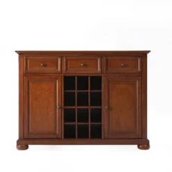 Alexandria Sideboard Cabinet With Wine Storage Cherry - Crosley -Crosley GUEST 88d8f9dc d2df 4f4c b0d6 7a5a1b062190
