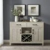 Roots Sideboard Whitewash - Crosley