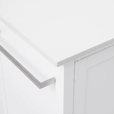 Soren Stone Top Kitchen Island/Cart White - Crosley 11 Soren Stone Top Kitchen Island/Cart White - Crosley - Image 11