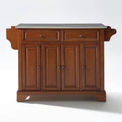 LaFayette Stainless Steel Top Full Size Kitchen Island - Crosley -Crosley GUEST 911c8153 bfb4 4894 aa49 c6d8e5008845