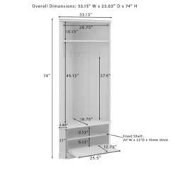 Ellison Corner Hall Tree - Crosley -Crosley GUEST 936e8324 548a 4a76 8af2 a2b3cd6ca79e