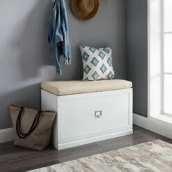 Harper Entryway Storage Bench - Crosley -Crosley GUEST 94453384 0fc5 4ad7 a6f3 9b7921084612
