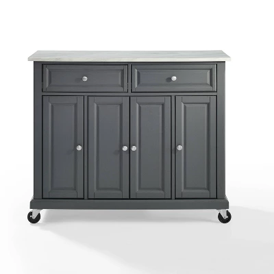 Avery Kitchen Cart Gray - Crosley 1 Avery Kitchen Cart Gray - Crosley