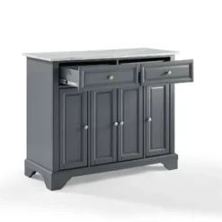 Avery Kitchen Island Gray - Crosley -Crosley GUEST 97495594 8927 4034 a9b0 5122041d7886