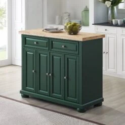 Madison Kitchen Island/Cart Emerald Green - Crosley -Crosley GUEST 9749606c f9e2 481a a567 504a54368202