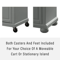 Alexandria Stainless Steel Top Kitchen Island/Cart Gray/Stainless Steel - Crosley 19 Alexandria Stainless Steel Top Kitchen Island/Cart Gray/Stainless Steel - Crosley -Crosley GUEST 97885d19 07ac 4a36 884b b23bb1961ef3