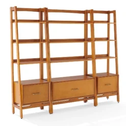 70.5" 3pc Landon Bookcase Set - Crosley -Crosley GUEST 97b4c6fc 8ce3 48b3 ad66 ff53d8d48fde