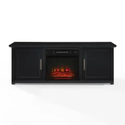 Camden Low Profile Fireplace With TV Stand For TVs Up To 60" Black - Crosley 22 Camden Low Profile Fireplace With TV Stand For TVs Up To 60" Black - Crosley -Crosley GUEST 998ffa52 bb5d 4dda 9b16 b7b3a767e474