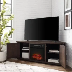 Camden Corner TV Stand For TVs Up To 60" With Fireplace - Crosley -Crosley GUEST 99da75b2 b154 46bd b0e4 3323100b7078