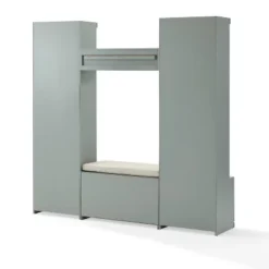 4pc Harper Entryway Set With Bench, Shelf And 2 Hall Trees - Crosley 25 4pc Harper Entryway Set With Bench, Shelf And 2 Hall Trees - Crosley -Crosley GUEST 99ea1418 e819 40d9 a362 c2b43f0b48f4