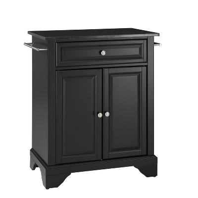 Lafayette Black Granite Top Portable Kitchen Island/Cart - Crosley 3 Lafayette Black Granite Top Portable Kitchen Island/Cart - Crosley - Image 3