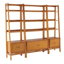 70.5" 3pc Landon Bookcase Set - Crosley -Crosley GUEST a36182b0 0ea2 4e20 8394 07bbead2408b