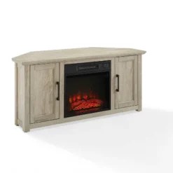 Camden Corner TV Stand For TVs Up To 50" With Fireplace - Crosley -Crosley GUEST a56bcac6 736e 459c 9b19 1bd6099465a1