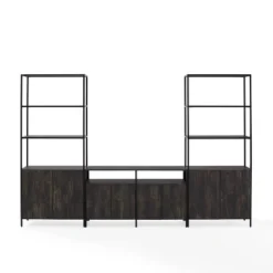 3pc Jacobsen Entertainment Set With Large Etageres Brown Ash - Crosley 21 3pc Jacobsen Entertainment Set With Large Etageres Brown Ash - Crosley -Crosley GUEST a6e5d485 c591 44d5 a0cc 46b468a731b5