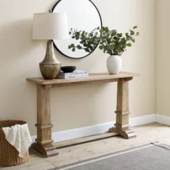 Joanna Console Table Rustic Brown - Crosley