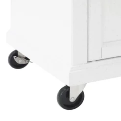 Avery Kitchen Island/Cart Distressed White/White Marble - Crosley -Crosley GUEST a8a3e99d b790 4e79 a55b d0555d0e4779