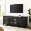 60" Cambridge Low Profile TV Stand For TVs Up To 65" Black - Crosley