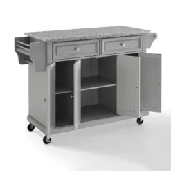 Solid Granite Top Kitchen Cart/Island Vintage Gray - Crosley 8 Solid Granite Top Kitchen Cart/Island Vintage Gray - Crosley -Crosley GUEST b18f80e1 f237 4dc5 a78f f74c8cb734b4
