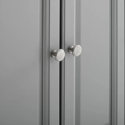 Solid Granite Top Kitchen Cart/Island Vintage Gray - Crosley 5 Solid Granite Top Kitchen Cart/Island Vintage Gray - Crosley - Image 5