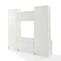 4pc Fremont Entryway Kit Two Towers Bench And Shelf White - Crosley -Crosley GUEST b242f468 c2e4 4603 9e87 ffd0dc270e3c