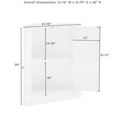 Shoreline Stackable Corner Pantry White - Crosley -Crosley GUEST b25ec6da 3435 4284 8ebb 7bf1e6ce3915