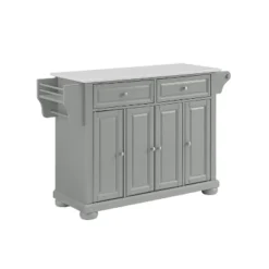 Alexandria Granite Top Kitchen Island/Cart Gray - Crosley -Crosley GUEST b275cc37 00f0 4292 91bc 32ba37c21441
