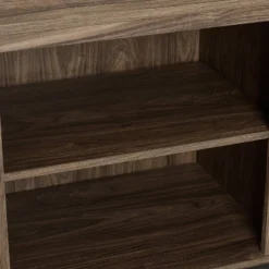 58" Silas Low Profile TV Stand For TVs Up To 65" With Fireplace Walnut - Crosley -Crosley GUEST b34ab9b6 b106 4630 a839 8791245d9ae2