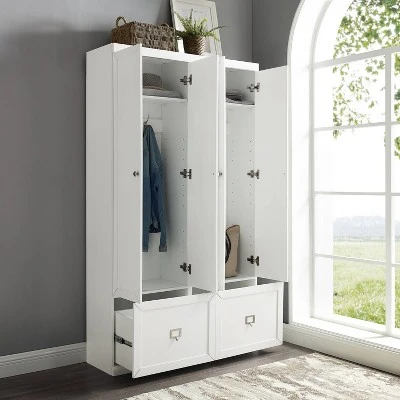 2pc Harper Entryway Pantry Closets White - Crosley 4 2pc Harper Entryway Pantry Closets White - Crosley - Image 4