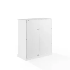 Cecily Stackable Storage Pantry White/Matte Black - Crosley -Crosley GUEST b705dbb6 9bfa 4b1d 8656 50738be29b33