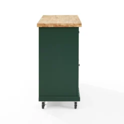 Madison Kitchen Island/Cart Emerald Green - Crosley -Crosley GUEST bb2517db 0ef8 47b0 a2b0 44b27560e4c8