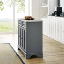 Avery Kitchen Island Gray - Crosley -Crosley GUEST bdc72c34 512c 49ca a437 36354e442a5c