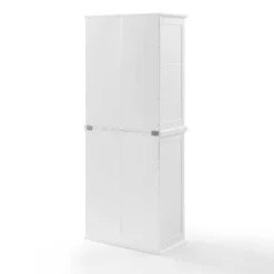 Bartlett Tall Storage Pantry With 2 Stackable Pantries White - Crosley -Crosley GUEST bf566f46 06cf 4f18 b80f 4bdc80a0df6c