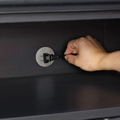 Cambridge TV Stand For TVs Up To 48" Dark Brown - Crosley 8 Cambridge TV Stand For TVs Up To 48" Dark Brown - Crosley - Image 8