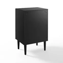 Everett Record Player Stand Matte Black - Crosley -Crosley GUEST c1dbfde3 6efb 4688 826d c3a0a8a91a52