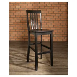 Set Of 2 30" School House Barstools - Crosley -Crosley GUEST c2dd8309 024f 4c59 a652 6dc1222ac92d