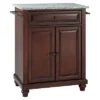 Cambridge Solid Granite Top Portable Kitchen Island - Vintage Mahogany - Crosley